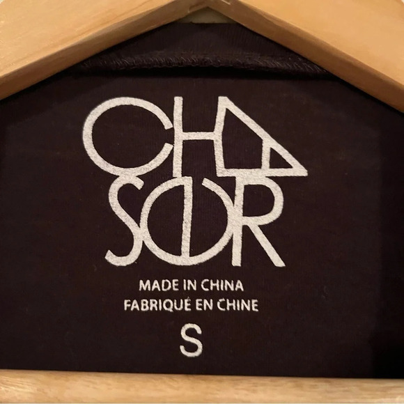 CHASER ACDC Dark Brown Studded Band Tee Tshirt - Picture 3 of 5